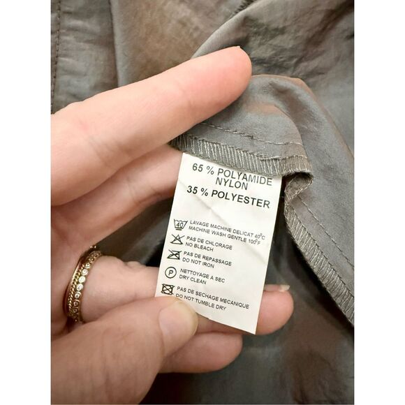 Lauren Vidal Drawstring Tie Ruffle Long Sleeve Midi Blouse Skirt Set Art to Wear - Picture 9 of 11